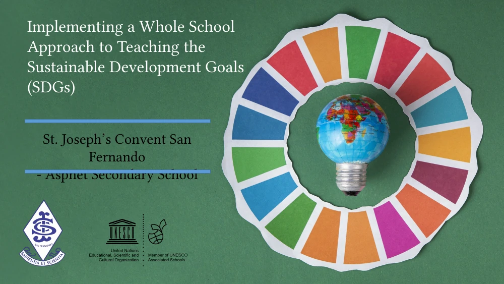 First page of Teaching the SDGs: A Whole-School Approach