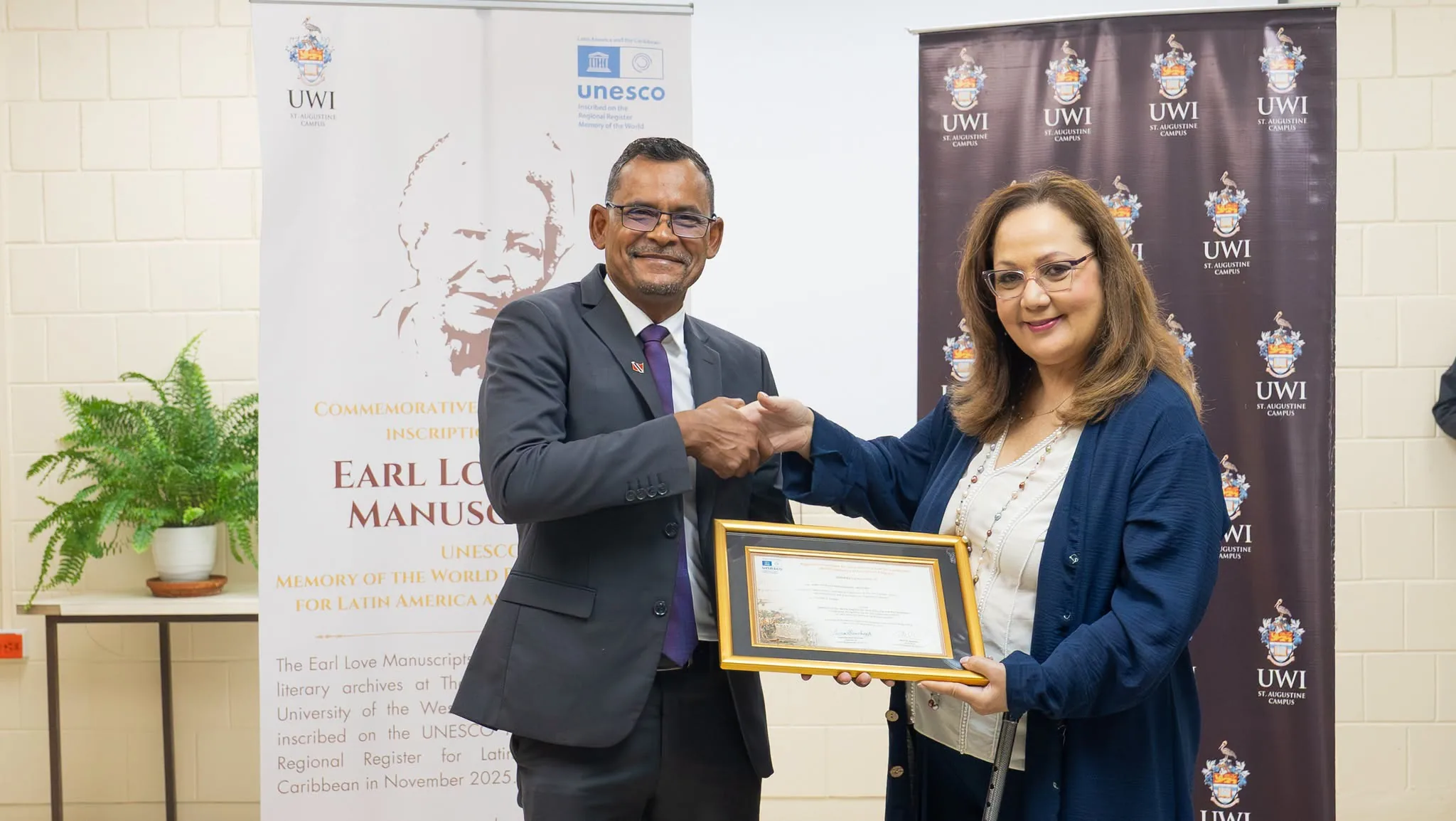 Presentation celebrating the Lovelace manuscripts’ UNESCO inscription